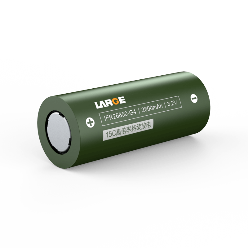 IFR26650 3.2V 2800mAh  15C高倍率持續放電磷酸鐵鋰電池