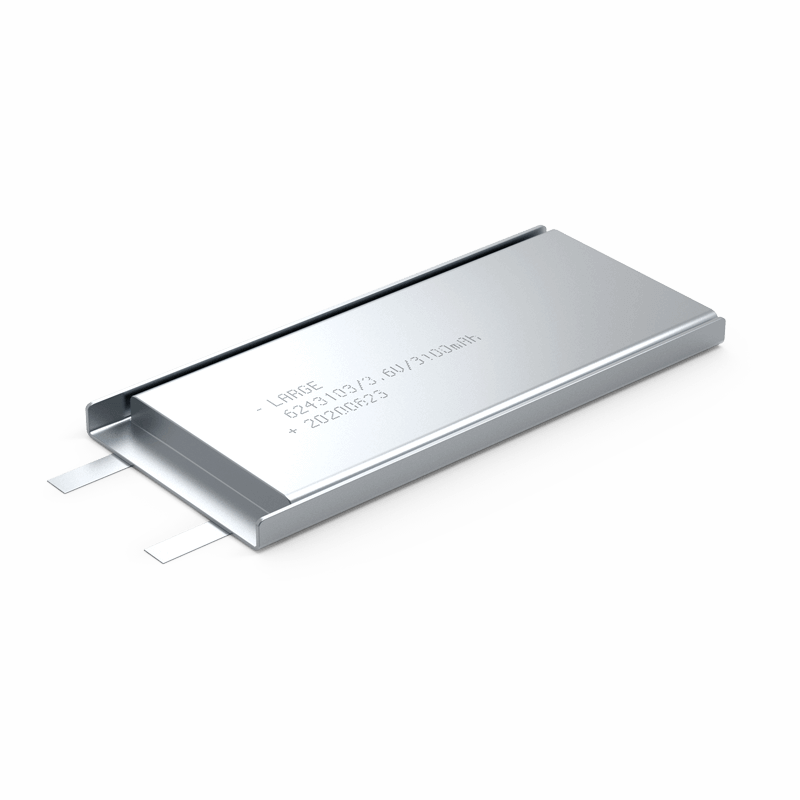 3.6V 3100mAh 6243103 聚合物防爆鋰電池